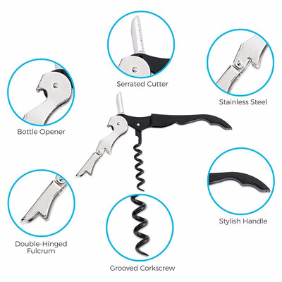

Outdoor Waiters Corkscrew Wine Foil Cutter