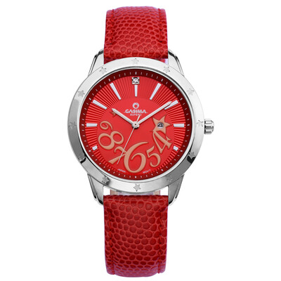 

Часы CASIMA Женская нержавеющая сталь Кварцевые часы Цифровые повседневные модные водонепроницаемые наручные часы для женщин 50 метров # 2803