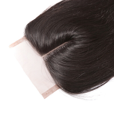 

Virgin Indian Hair Closures Straight Human Virgin Hair Closure Unprocessed Freemiddlethree Part Straight Swiss Lace Closure