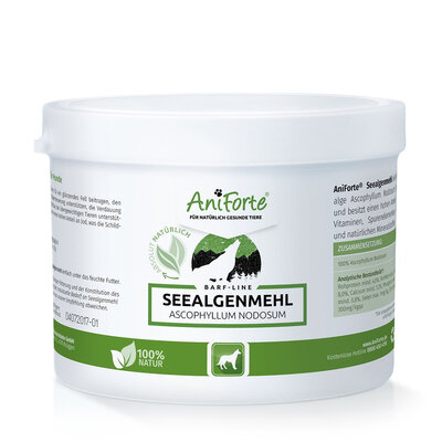 

Германия AniForte Кошка и собака с водорослями 250г Красивые волосы яркие волосы до слез яркий черный нос