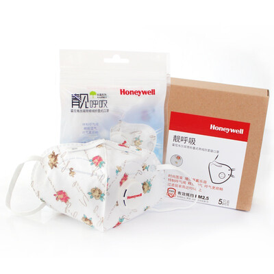 

Honeywell (Honeywell) Liang вдыхания пыли маски KN95 типа уха клапанный свежие розы мужчины верхом D7051V-RS2 (5 шт)