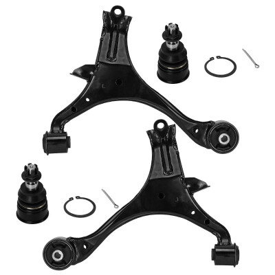 

4pc Front Lower Suspension Control Arm with Assembly Lower Ball Joints Kit for 2001-2005 Honda Civic K640288 K640287 K90332