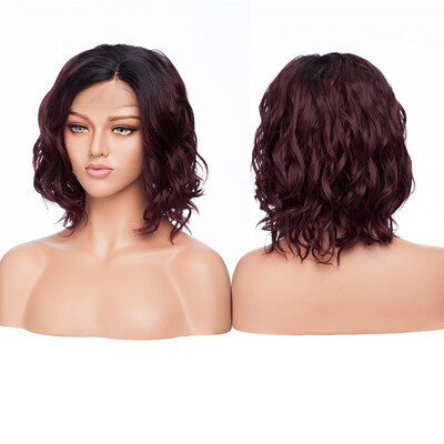 

Real Thick Brazilian Lace Front Hair Wig Heat Resistant Long Wigs Pink Gray