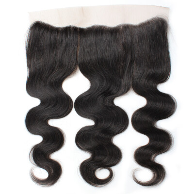 

Meetu Hair Product Peruvian 13*4 Body Wave Lace Frontal Natural Color 1B Can be dyed and bleached True to Length