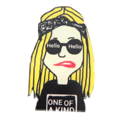 

Gernro Anime Acrylic Badges on Backpack Character Badges For Clothes Badge Pin