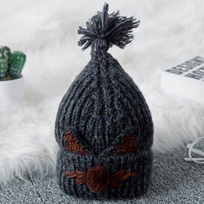 

Симпатичные Детские Малыш Зимняя шапочка Теплый шарф Hat Earflap Трикотажные шерстяные Cap Дети