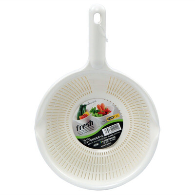 

[Супермаркет] Джингдонг Санада импортирована КУХНЯ овощи корзина слив корзину с фруктами и корзина с ручкой белой пластиковых горшками