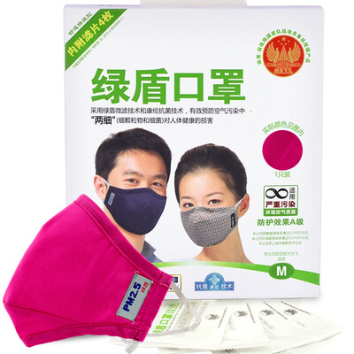 

Green Shield PM25 Antimicrobial Dust Mask Motto  Comfortable warm carton plastic installed