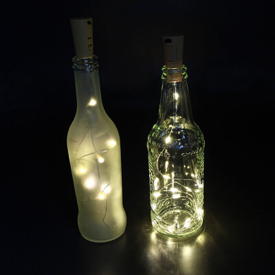 

Copper Wire String Light with Bottle Stopper for Glass Craft Bottle Fairy Valentines Wedding Decoration string lights