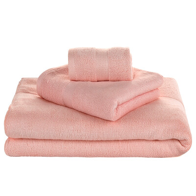 

3 Piece includes 1 face towel 1 hand towel and 1 bath towel