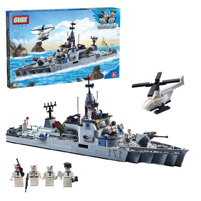 

Новая музыка строительства новых Гуди флота Ракетный фрегат могучий клан GD8026 детские строительные блоки собраны игрушки игрушка мальчика строительных блоков собраны головоломки