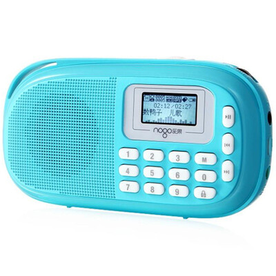 

Dimethoate (nogo) Q15 small feet learning machine radio card speaker singing machine song machine morning exercise walking MP3 mini stereo luxury blue