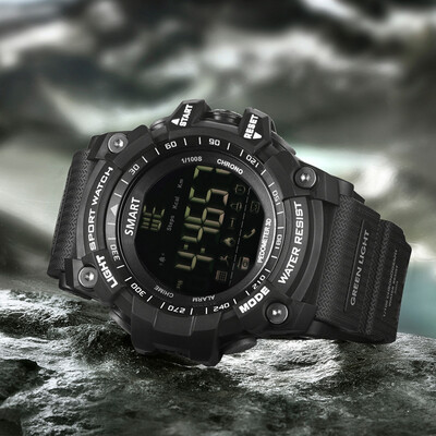 

New Sport smart watch buzzer sound alarm sport monitor IP67 waterproof burned calory men watch remote camera watches CASIMA EX16