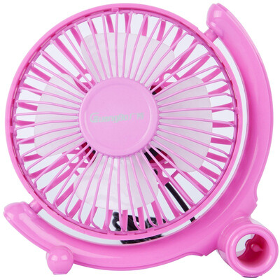 

HiBu GuangBo 4 inch silent USB small fan desktop mini fan pink NC3668