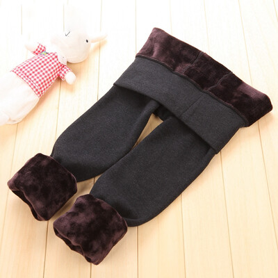 

Hengyuanxiang leggings women fall&winter thick plus cashmere foot pants Waichuan super elastic colorful warm pants C1282297 Free Size green