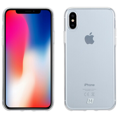 

MOMAX iPhoneX 10 Mobile Shell Cover Apple X 10 Mobile Shell Cover Mobile Shell TPU soft shell transparent white