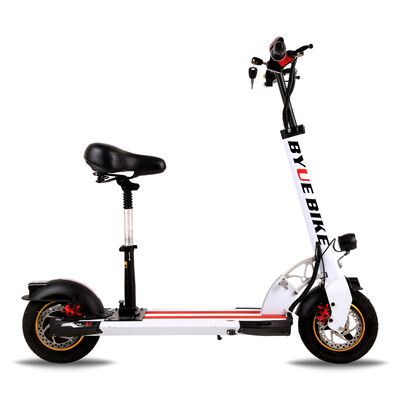 

BYUEBIKE10 inch mini folding electric scooter, portable walking, men and women driving lithium battery, electric vehicle