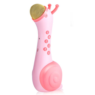 

[Jingdong supermarket] Bernstein (beiens) early childhood educational toys children sing microphone snail palm KTV wireless microphone K3 powder