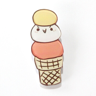 

Gernro Акриловые значки на рюкзак Мультфильм продовольственные значки для одежды Pin Знак