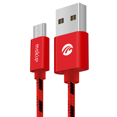 

Moxis Micro USB Android data&charging cable 1m Red