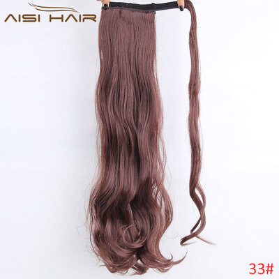 

AISI HAIR 22 "120g Высокотемпературная длинноволновая волнистая синтетическая обертка вокруг волос. Подростковые подтяжки волос