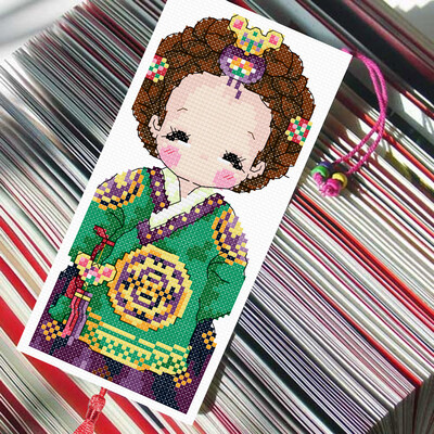 

embroider DIY DMC Cross stitchSets For Embroidery kits bookmark factory direct sale