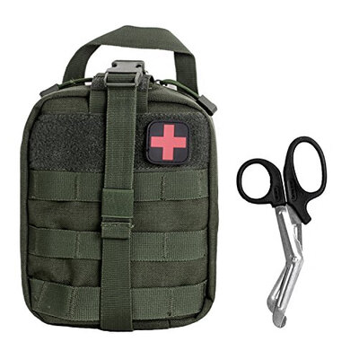 

Unigear Compact Tactical MOLLE Rip-Away EMT Medical First Aid Utility Pouch