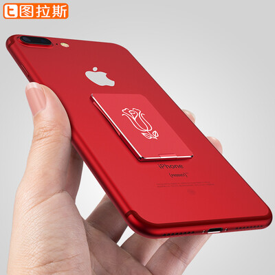 

Tulasi mirror phone bracket flat metal ring bracket Apple 87 6s Android generic oppo Huawei-made beauty mirror beauty self-timer bracket Apple red