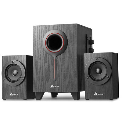 

Золотое (Золотое поле) H301 настольных мультимедийный динамик Эксклюзивная версия (2,1 питания, дерево, повышение бас, широкая, ударные колодки)