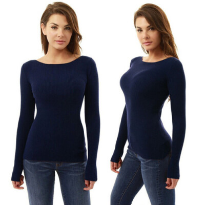 

New Fashion Women Long Sleeve Casual Tops Blouse Pullover Hoodie T-shirt Sweater