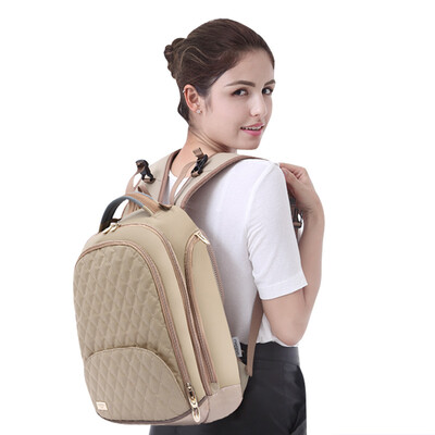 

Mummy MAMEYO multi-function large-capacity shoulder mommy bag three-layer dad bag out maternal&child bag back milk bag sling hand-slung sling three back black