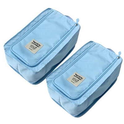 

Green reed creative waterproof shoes bag bag storage bag 2 loaded travel light blue