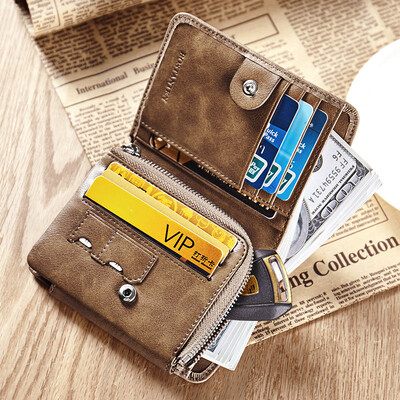 

BOSTANTEN Men&39s Multifunction Leather Wallet