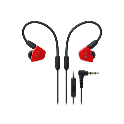 

Technica (Audio-Technica) ATH-LS50iS двойной движущиеся наушники катушка уха с дистанционным управлением трубки красного цвета