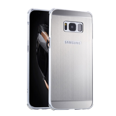

Luxury Case for Samsung Galaxy S8 Aluminum BumperAcrylic Panel Back Glossy Business Cover for Samsung S8
