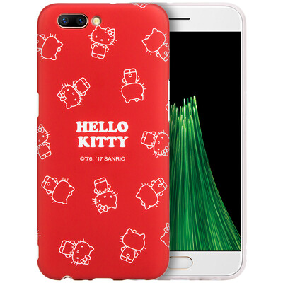 

Hello Kitty OPPO R11 Mobile Shell Case All-inclusive drop shatter-resistant soft cover Hello Kitty red