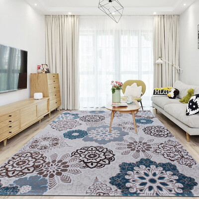 

Li Home Furnishing Turkey imported pastoral living room coffee table sofa bedroom dining room bedside study high latitude anti-slip carpet garden 119113 80 120cm