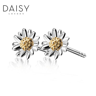 

Британский DAISYLONDON ручной работы серебряные серьги 7 мм 925 новых Daisy