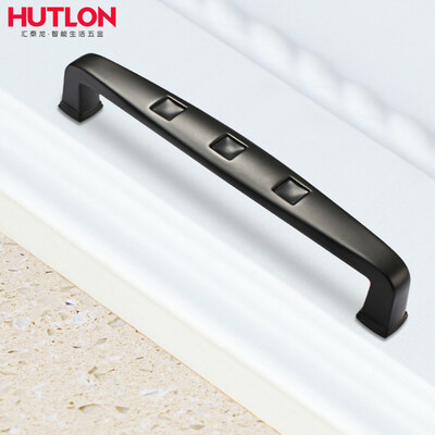 

Hutlon cabinet closet door black small handle drawer door handle DS-826002-128