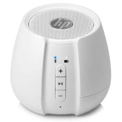 

HP S6500 Wireless Bluetooth Mini Speaker Laptop Mobile Phone Subwoofer Audio White