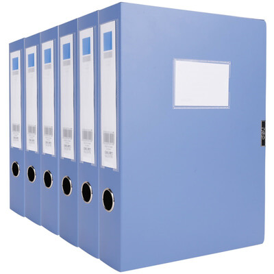 

Deli 33179 Velcro Box / Box / File Box A4 Пластик 55мм 6шт.