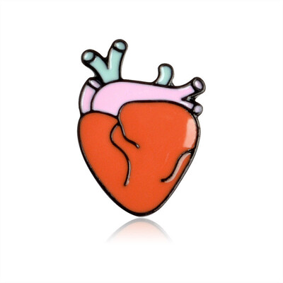 

Gernro Badges On backpack Brain Tooth Heart Eye Pin Badge Badges For Clothes