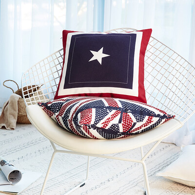 

Jia Bai pillow Geli Fu pillow sofa cushion office pillow bed backrest car waist cushion with star shield 45 45cm Jingdong own brand