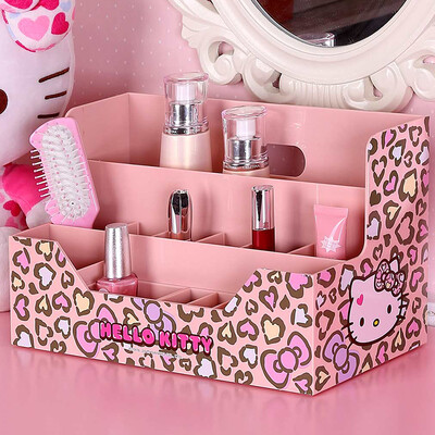 

Hello Kitty мода модель хранения рабочего стола ящик для хранения ящик коробка ювелирных изделий косметическая отделка KT1121