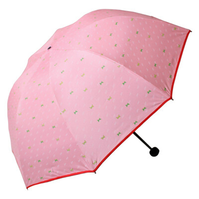 

Paradise Umbrella Cardamom Youth Silk Silk Silk Спокойный гриб Солнечный зонтик Pink 33013E