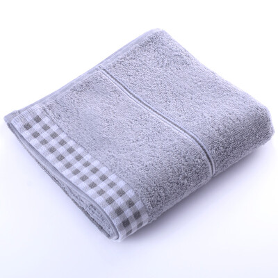 

Матовая равнина хлопковых полотенца мягкая и абсорбирующая текстильная башенка из серого хлопка шарфа 34 * 34см 47 г / бара