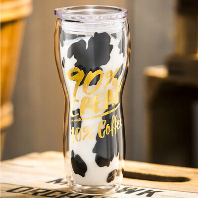 

A Ting Double Wall Glass Tumbler Cup Tritan Lid 16 oz