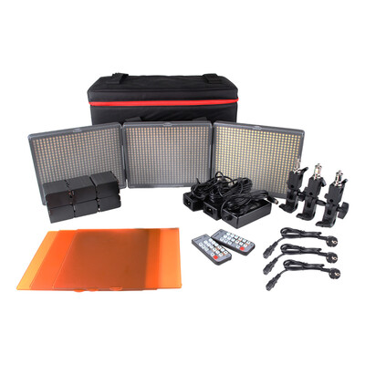 

Aputure Amaran 1 H672S 2 H672W LED Video Light Set CRI95 672 Led Light Panel