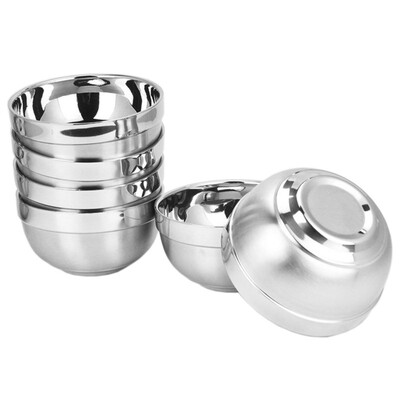 

Baige BAYCO из нержавеющей стали чаша с двойной изоляцией 12 см белая чаша с шестью загруженными BX4853-6