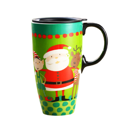 

A TingTall Ceramic Travel Mug 17 oz. Sealed Lid With Gift Box